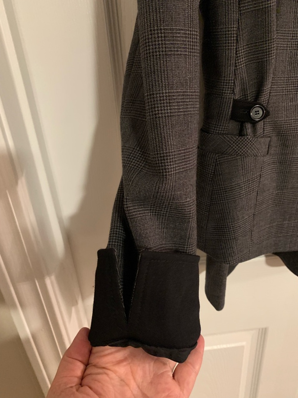 Akris Punto Gray Plaid Skirt Suit - Picture 5 of 12